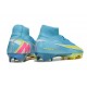 Nike Air Zoom Mercurial Superfly X Elite FG Blå Gul