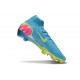 Nike Air Zoom Mercurial Superfly X Elite FG Blå Gul