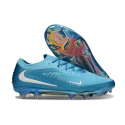 Skor Nike Phantom 6 Elite Low FG Blå Vit