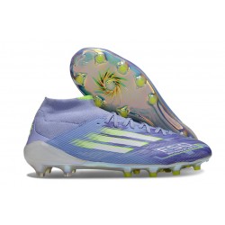 Skor adidas F50 Elite Mid FG Lila Vit Gul