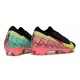 Nike Air Zoom Mercurial Vapor 16 Elite FG Svart Gul Röd Grön