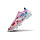 adidas F50 Elite Snörlös FG Fotbollsskor Vit Rosa Blå