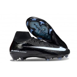 Nike Air Zoom Mercurial Superfly X Elite FG Svart Blå