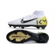 Nike Air Zoom Mercurial Superfly X Elite FG KM Vit Svart Gul