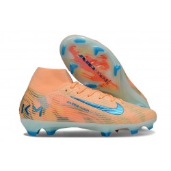 Nike Air Zoom Mercurial Superfly X Elite FG KM Orange Blå