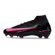 Nike Air Zoom Mercurial Superfly X Elite FG Svart Rosa
