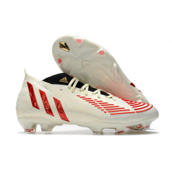 Skor adidas Predator Edge.1 FG Vit Röd