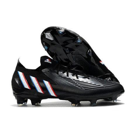 adidas Fotbollsskor Predator Edge.1 L FG Edge of Darkness - Svart Vit Röd