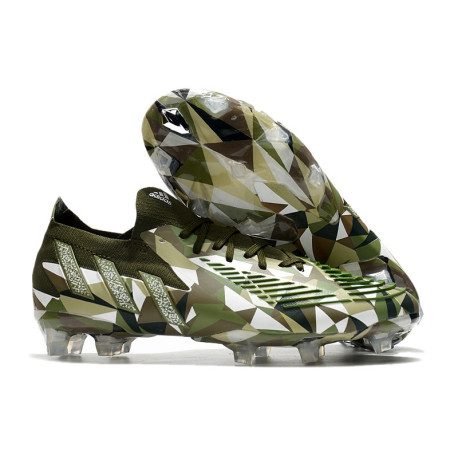 adidas Fotbollsskor Predator Edge.1 L FG Swarovski - Grön Silver