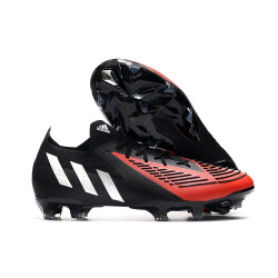 adidas Predator Edge.1 L FG Skor Svart Vit Röd