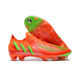 adidas Predator Edge.1 L FG Skor Game Data - Röd Grön Svart