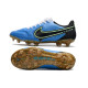 Nike Tiempo Legend 9 Elite FG Fotbollsskor Blå Svart
