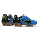 Nike Tiempo Legend 9 Elite FG Fotbollsskor Blå Svart