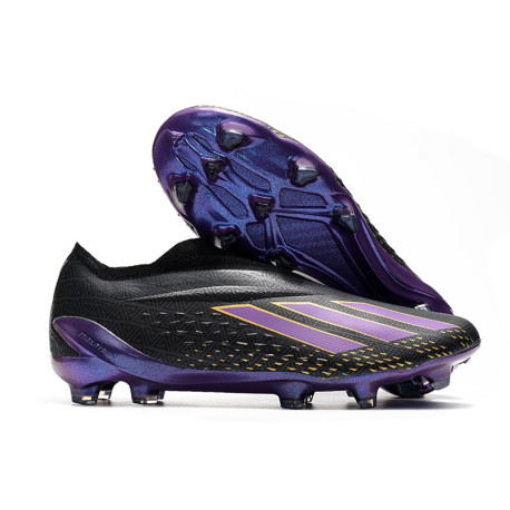 adidas X Speedportal + FG Skor Svart Lila