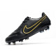 Nike Tiempo Legend 9 Elite FG Fotbollsskor Svart Guld